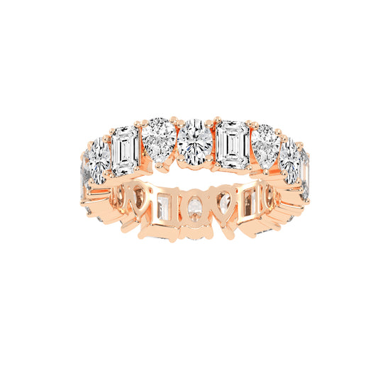 Cadenza Liligree Pinpoint Eternity Lab Diamond Ring
