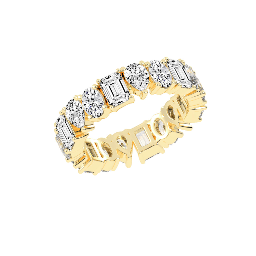 Cadenza Liligree Pinpoint Eternity Lab Diamond Ring