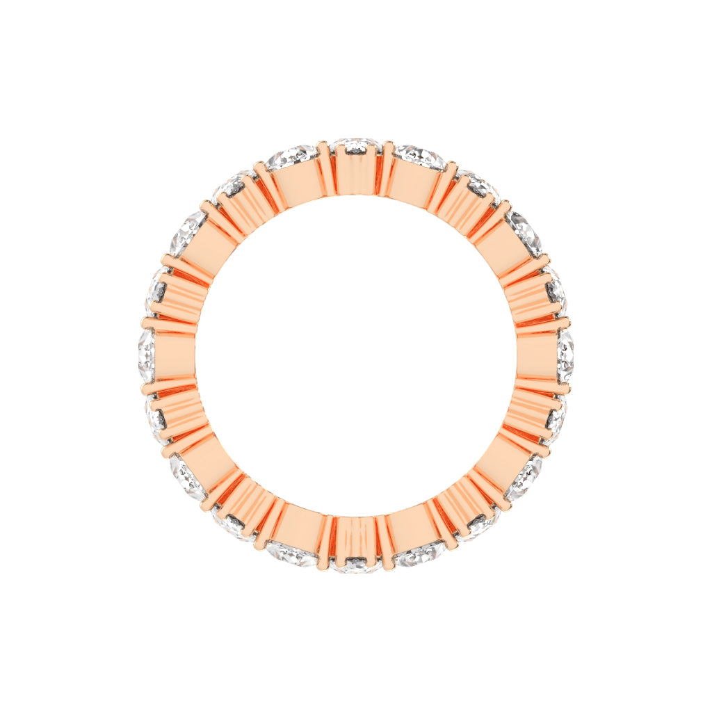 Sorelle Four Prong Pear Cut Eternity Diamond Ring