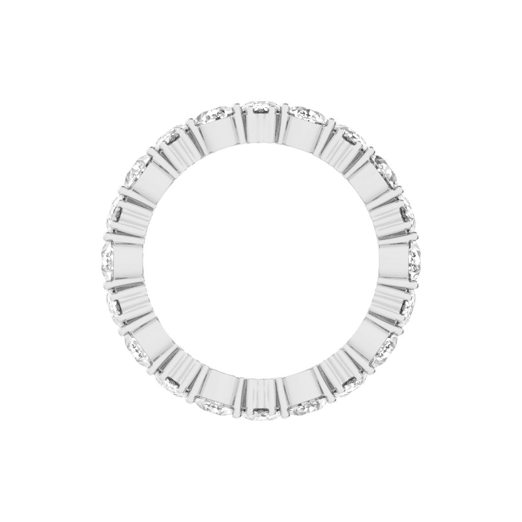 Sorelle Four Prong Pear Cut Eternity Diamond Ring