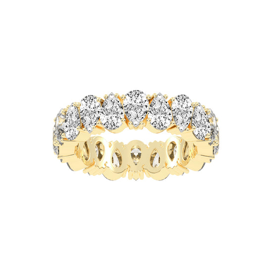 Sorelle Four Prong Pear Cut Eternity Diamond Ring