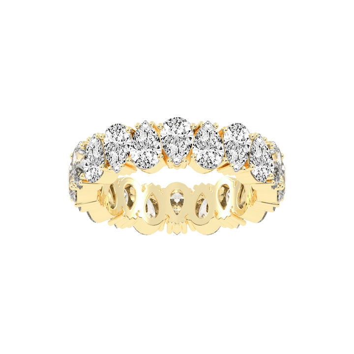Sorelle Four Prong Pear Cut Eternity Diamond Ring