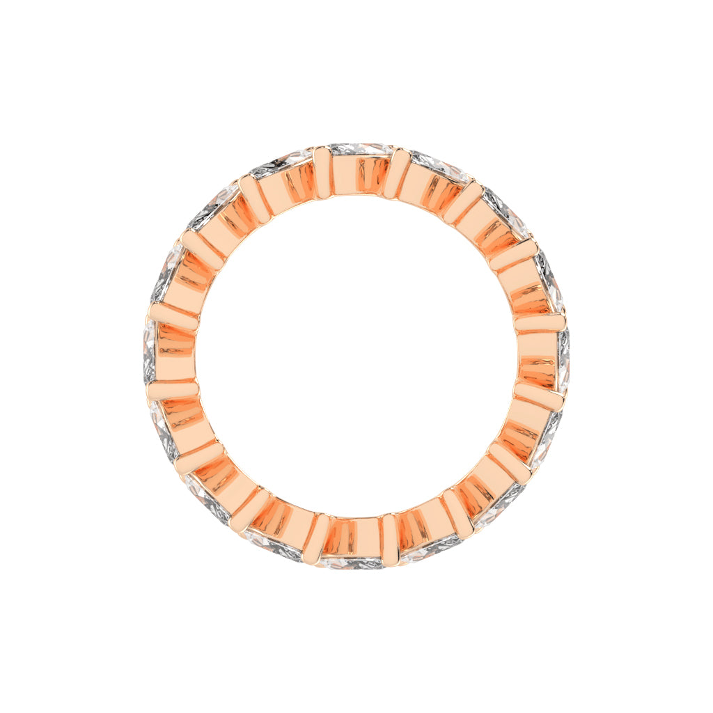 Diona Floating Style Marquise Cut Lab Diamond Ring