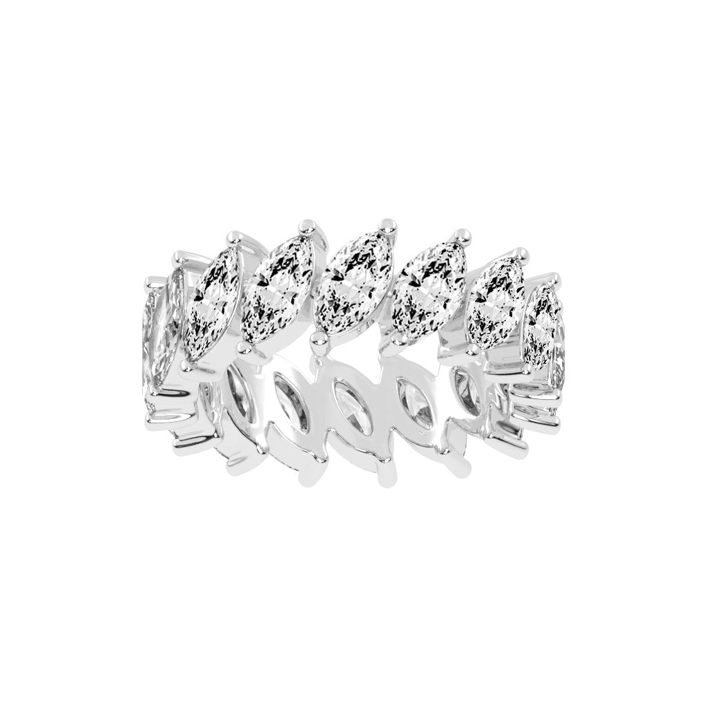 Diona Floating Style Marquise Cut Lab Diamond Ring