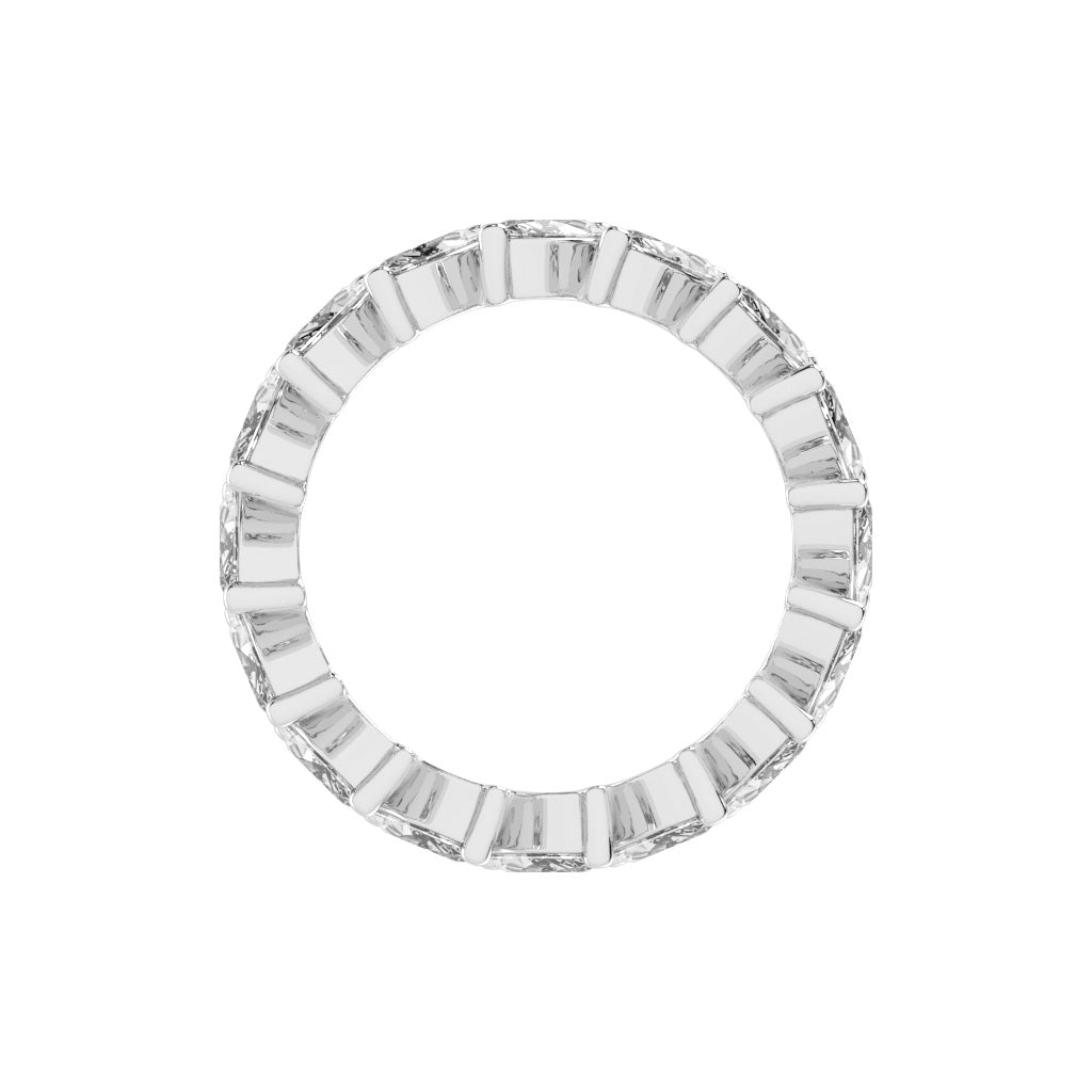 Diona Floating Style Marquise Cut Lab Diamond Ring