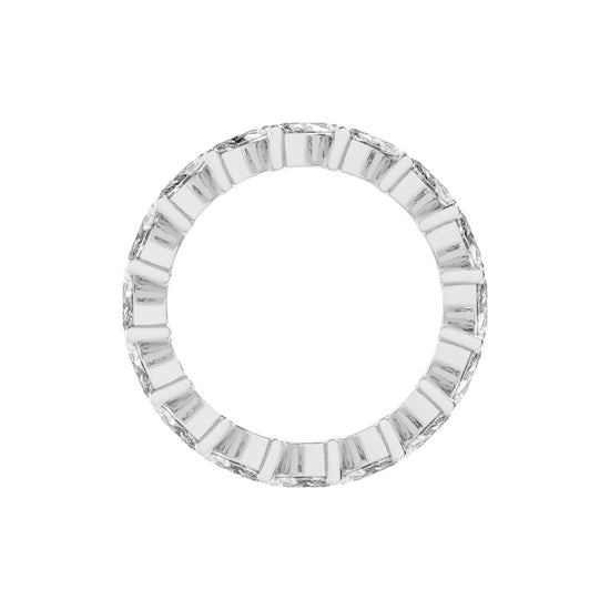 Diona Floating Style Marquise Cut Lab Diamond Ring