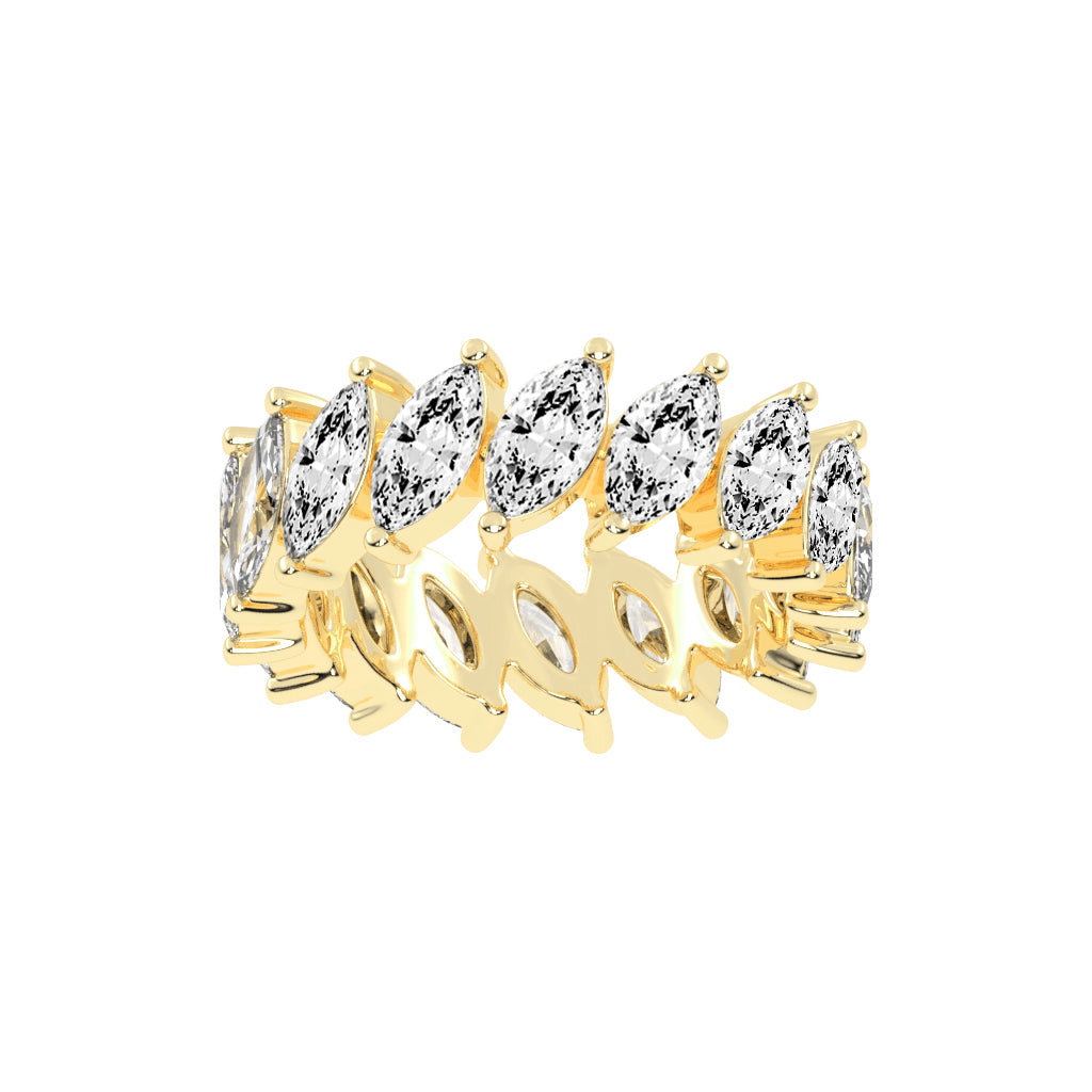 Diona Floating Style Marquise Cut Lab Diamond Ring