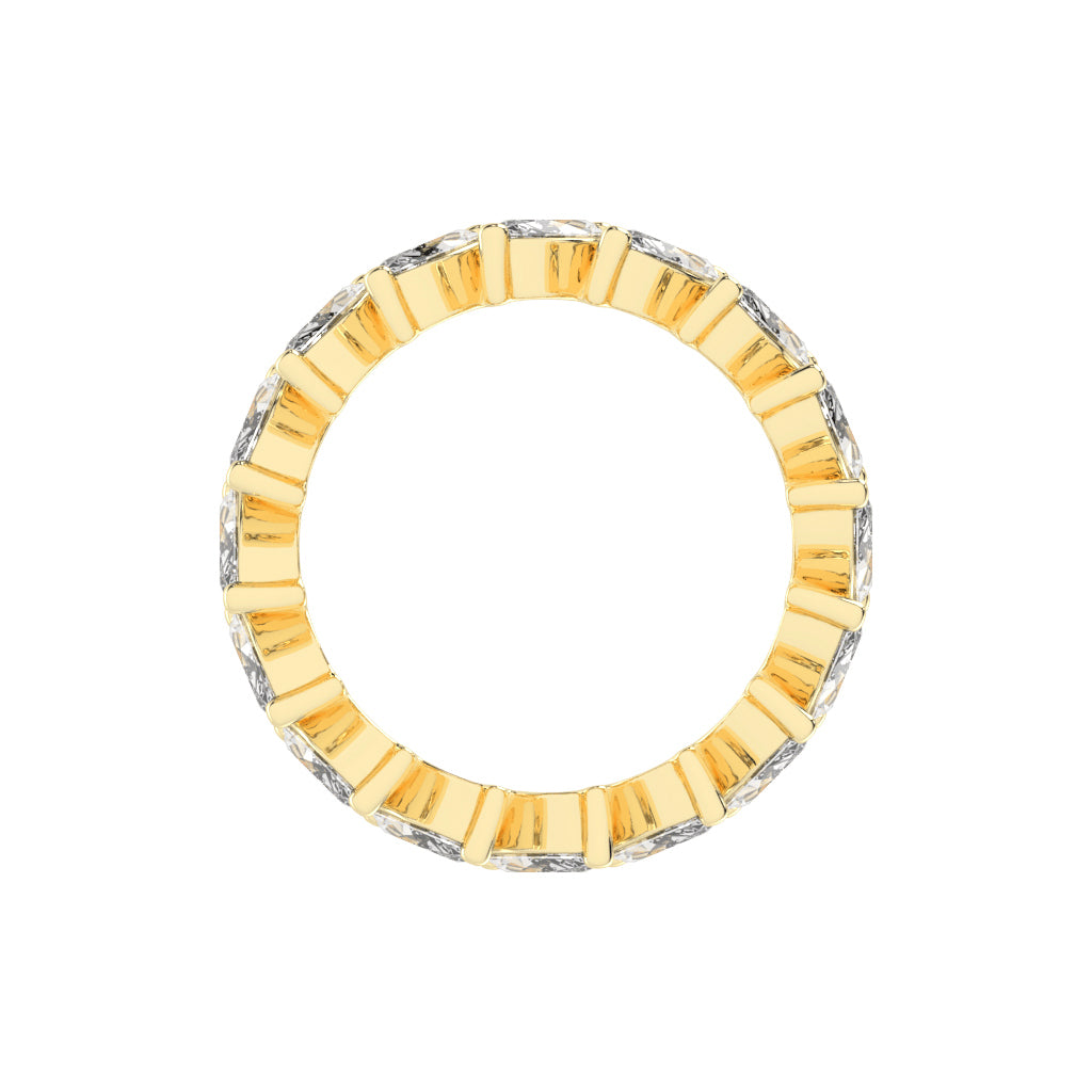 Diona Floating Style Marquise Cut Lab Diamond Ring