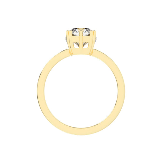 Solatriair Radiant Shape Lab Diamond Ring