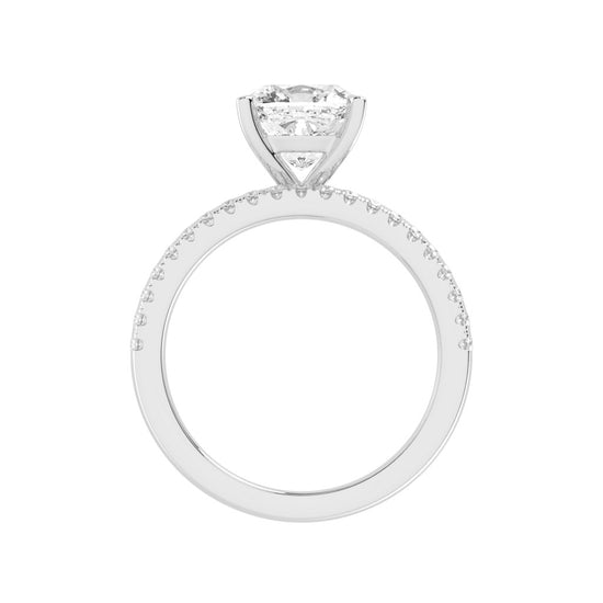 Eternissea Cushion Cut Engagement Lab Diamond Ring