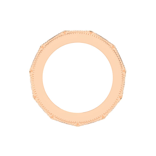 Evoria Radiant Cut Eternity Lab Diamond Ring