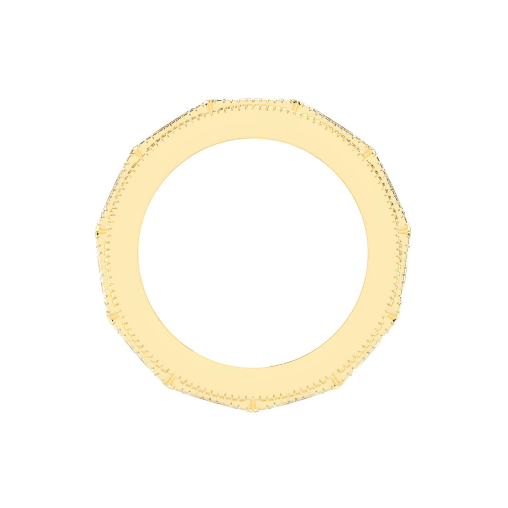 Evoria Radiant Cut Eternity Lab Diamond Ring