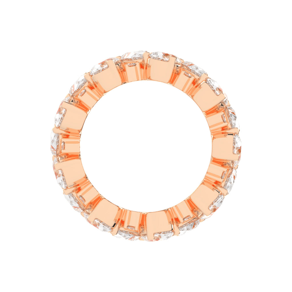 Amarise Pear Cut Eternity Lab Diamond Ring