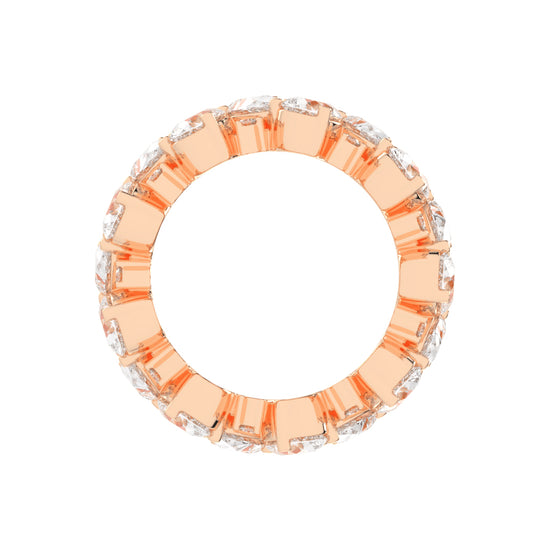 Amarise Pear Cut Eternity Lab Diamond Ring