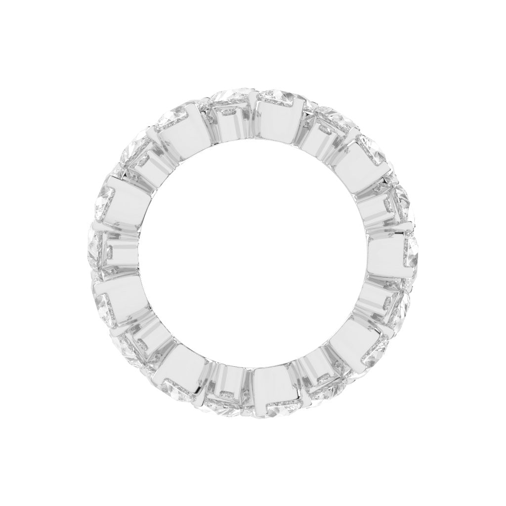 Amarise Pear Cut Eternity Lab Diamond Ring
