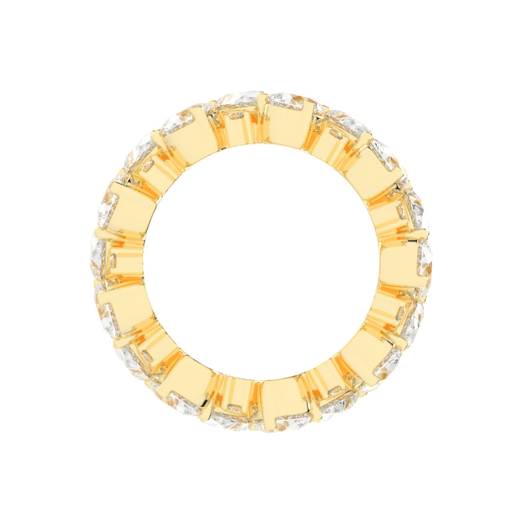 Amarise Pear Cut Eternity Lab Diamond Ring