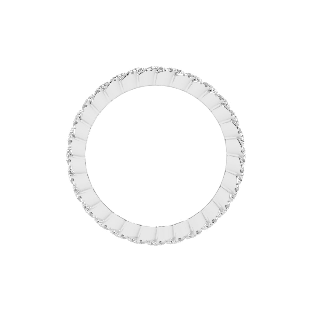 Iselle  Round Cut Eternity Lab Diamond Ring