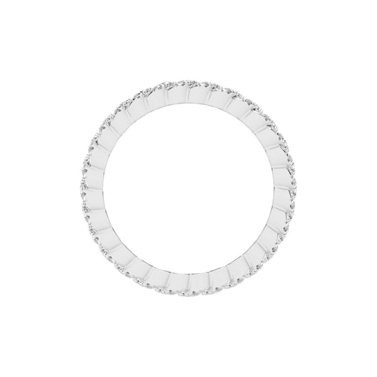 Iselle  Round Cut Eternity Lab Diamond Ring