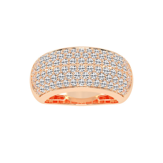 Lustriva Round Cut Cocktail Diamond Ring
