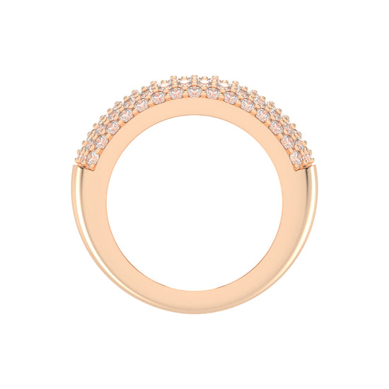 Lustriva Round Cut Cocktail Diamond Ring
