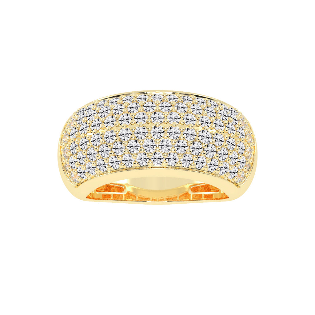 Lustriva Round Cut Cocktail Diamond Ring