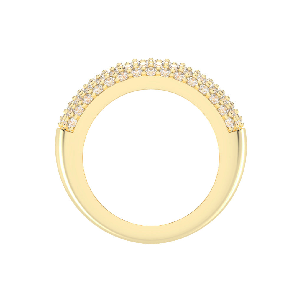 Lustriva Round Cut Cocktail Diamond Ring