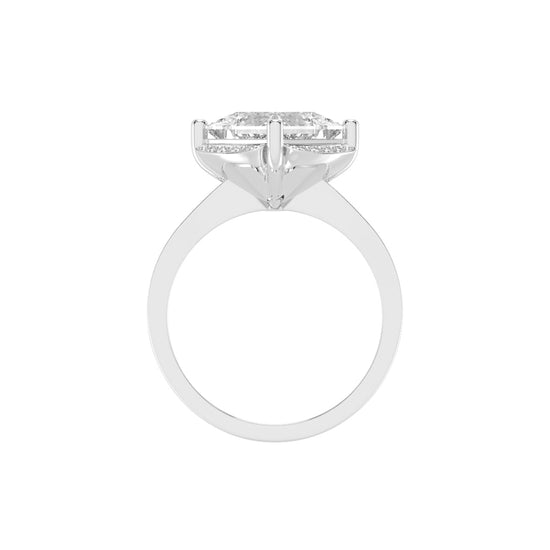Diamelix Princess Cut Classic Lab Diamond Ring