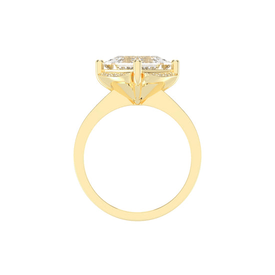Diamelix Princess Cut Classic Lab Diamond Ring