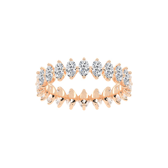 Vetrina Oval Cut Eternity Lab Diamond Ring