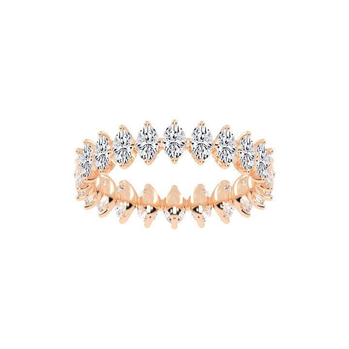 Vetrina Oval Cut Eternity Lab Diamond Ring