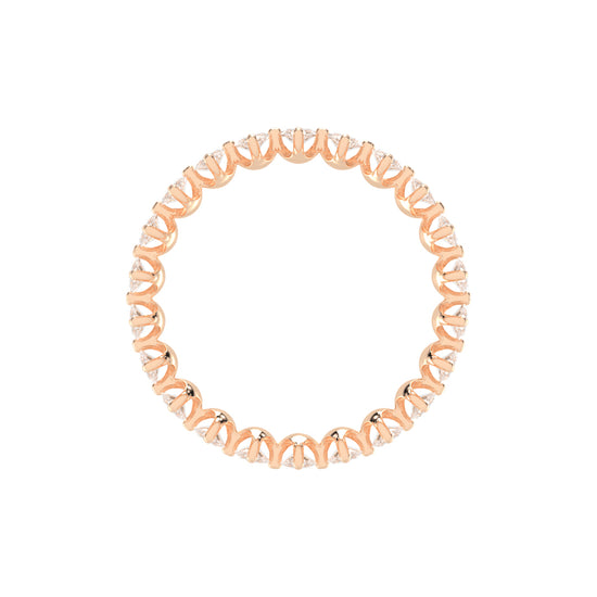 Vetrina Oval Cut Eternity Lab Diamond Ring