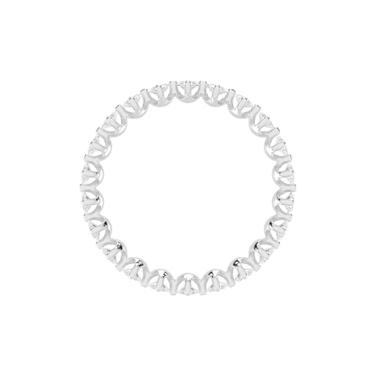 Vetrina Oval Cut Eternity Lab Diamond Ring