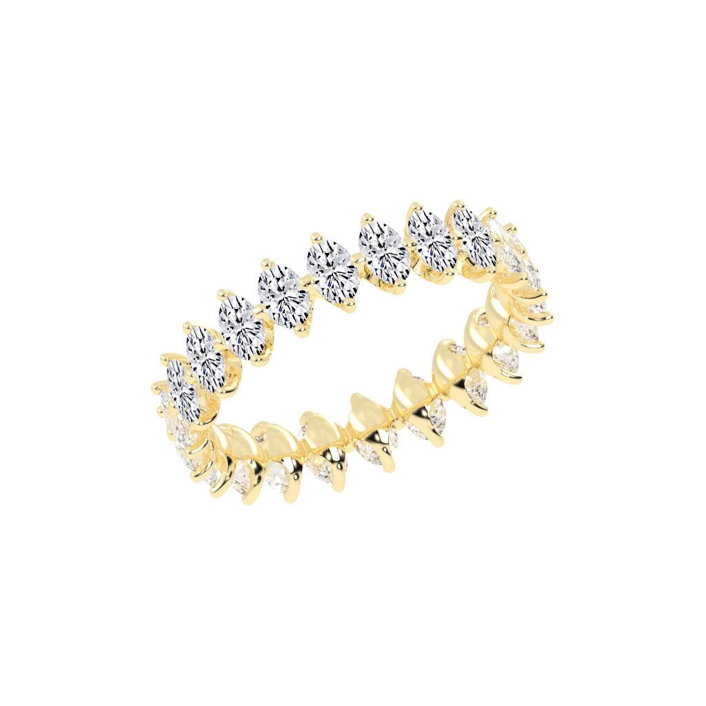 Vetrina Oval Cut Eternity Lab Diamond Ring
