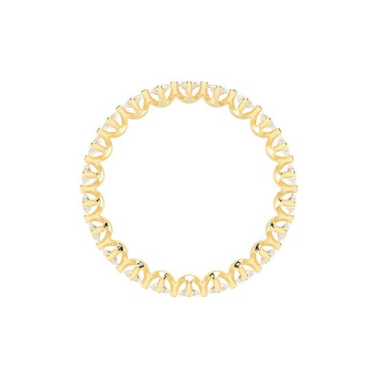 Vetrina Oval Cut Eternity Lab Diamond Ring