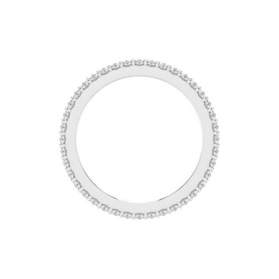 Celenia Five Prong Round Cut Eternity Diamond Ring