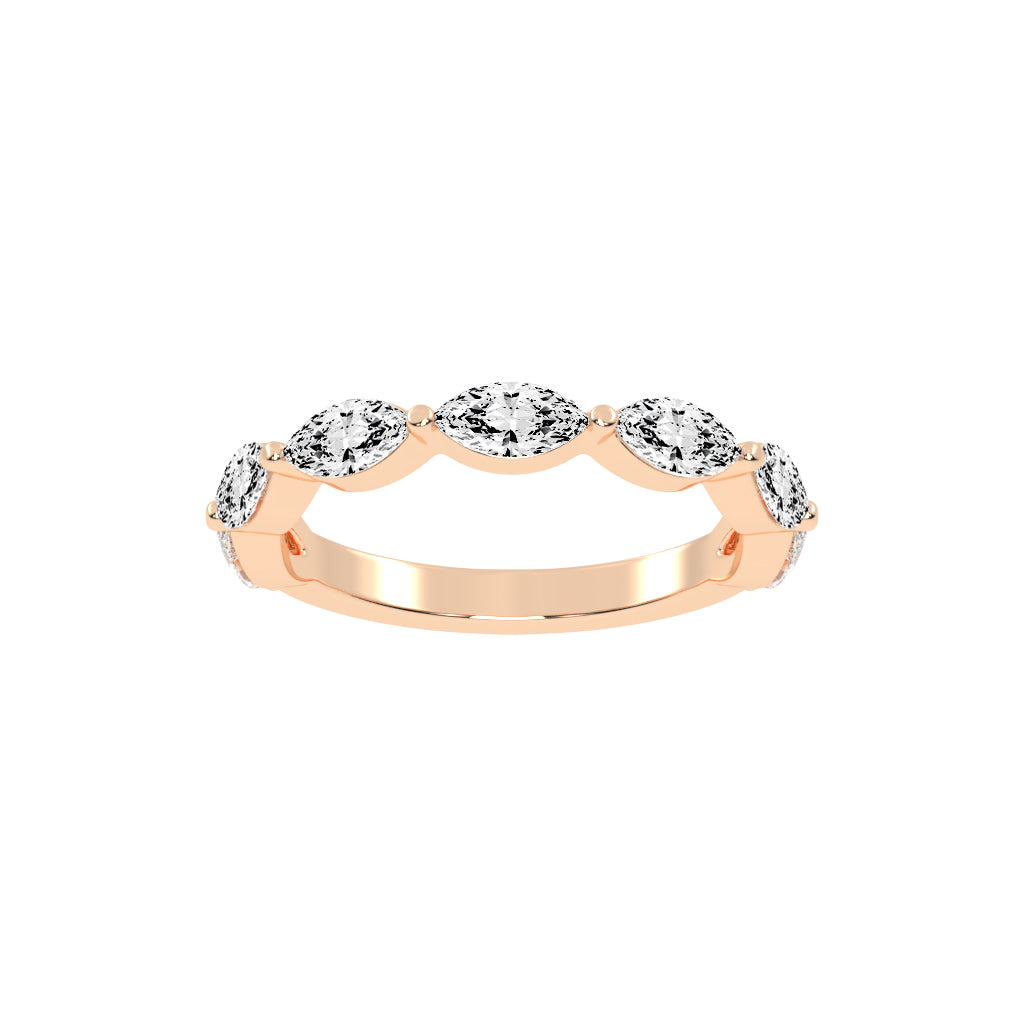 Zarielle Marquise Cut Eternity Lab Diamond Ring