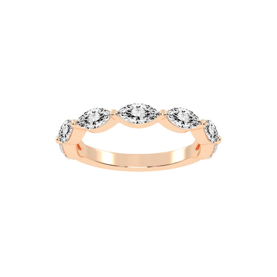 Zarielle Marquise Cut Eternity Lab Diamond Ring