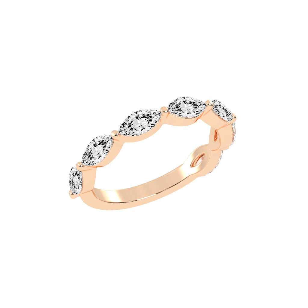 Zarielle Marquise Cut Eternity Lab Diamond Ring