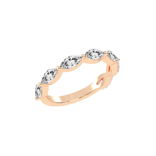 Zarielle Marquise Cut Eternity Lab Diamond Ring