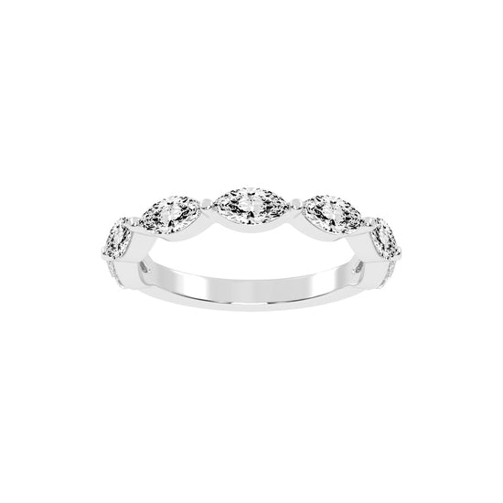 Zarielle Marquise Cut Eternity Lab Diamond Ring
