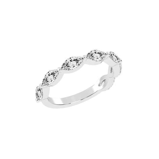 Zarielle Marquise Cut Eternity Lab Diamond Ring