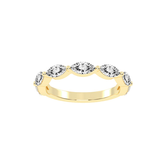Zarielle Marquise Cut Eternity Lab Diamond Ring
