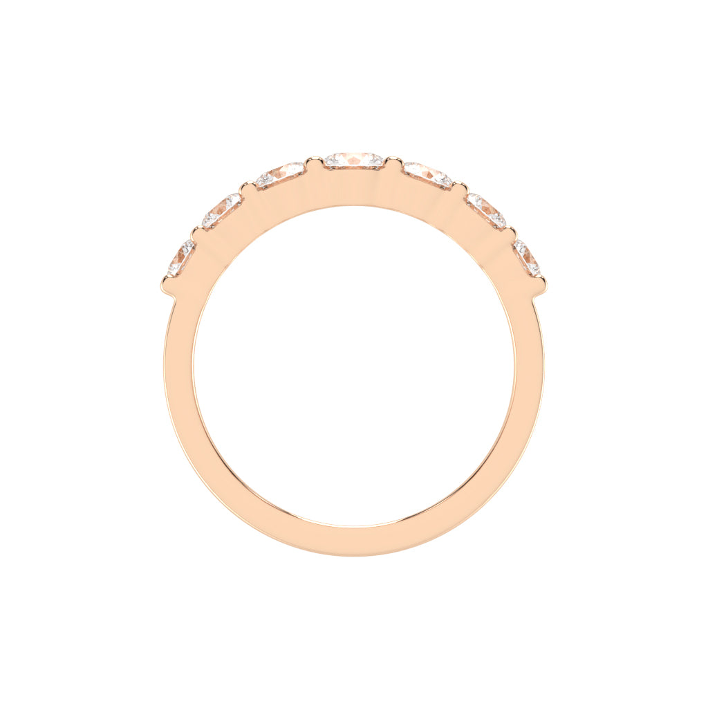 Azura Shared Prong Round Cut Lab Diamond Ring