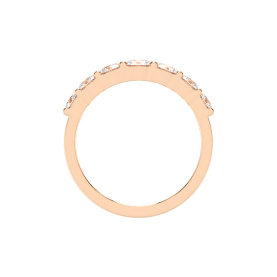 Azura Shared Prong Round Cut Lab Diamond Ring