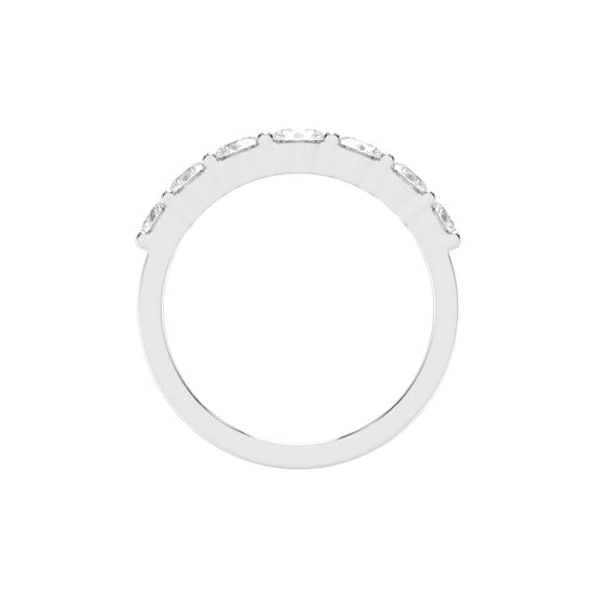 Azura Shared Prong Round Cut Lab Diamond Ring