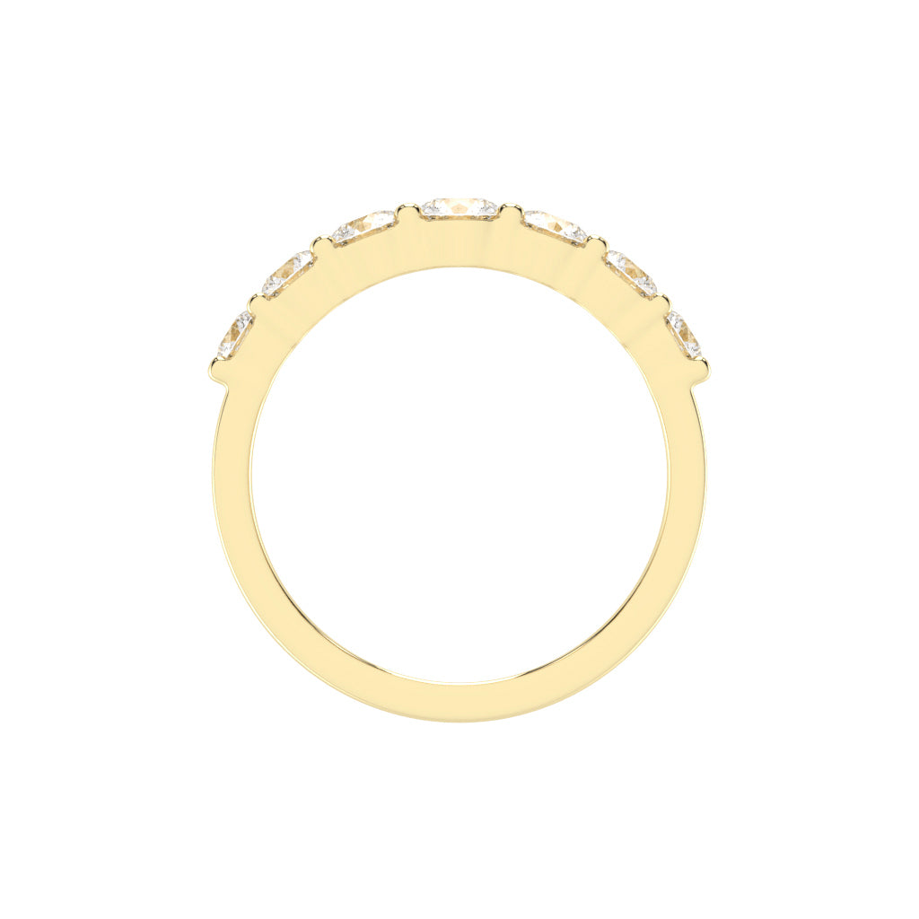 Azura Shared Prong Round Cut Lab Diamond Ring