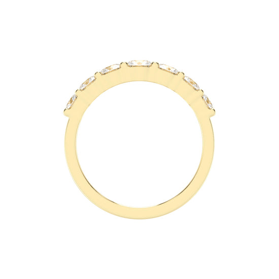 Azura Shared Prong Round Cut Lab Diamond Ring