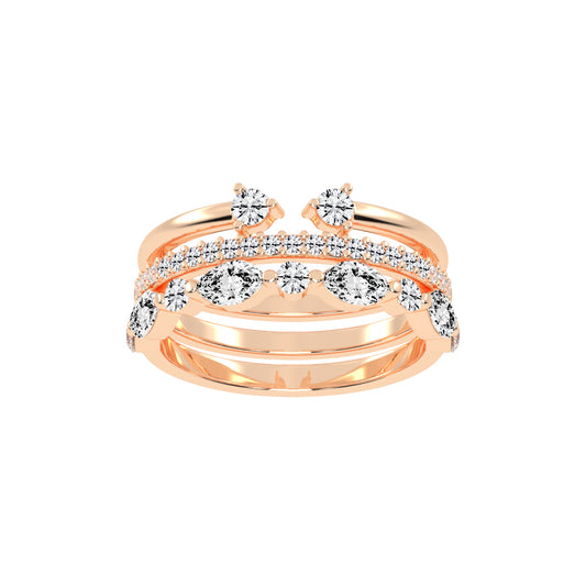 Isabella Marquise Cut Casual Diamond Ring