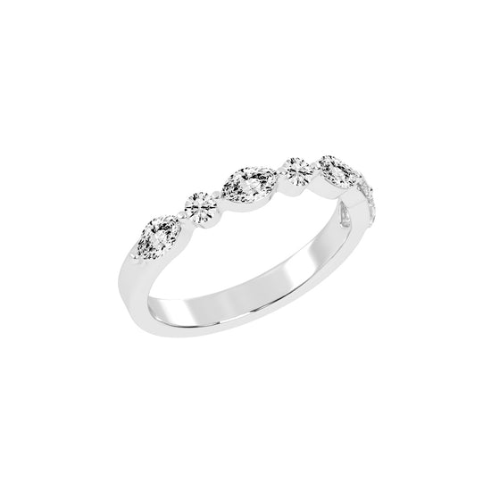 Orlena Marquise Cut Eternity Lab Diamond Ring