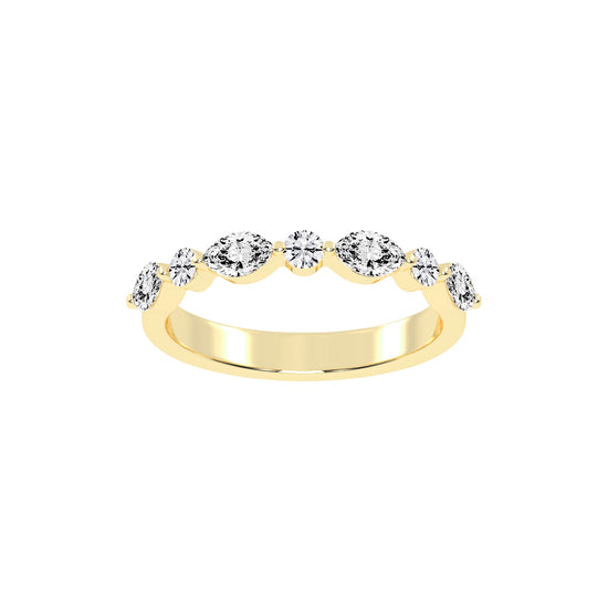 Orlena Marquise Cut Eternity Lab Diamond Ring